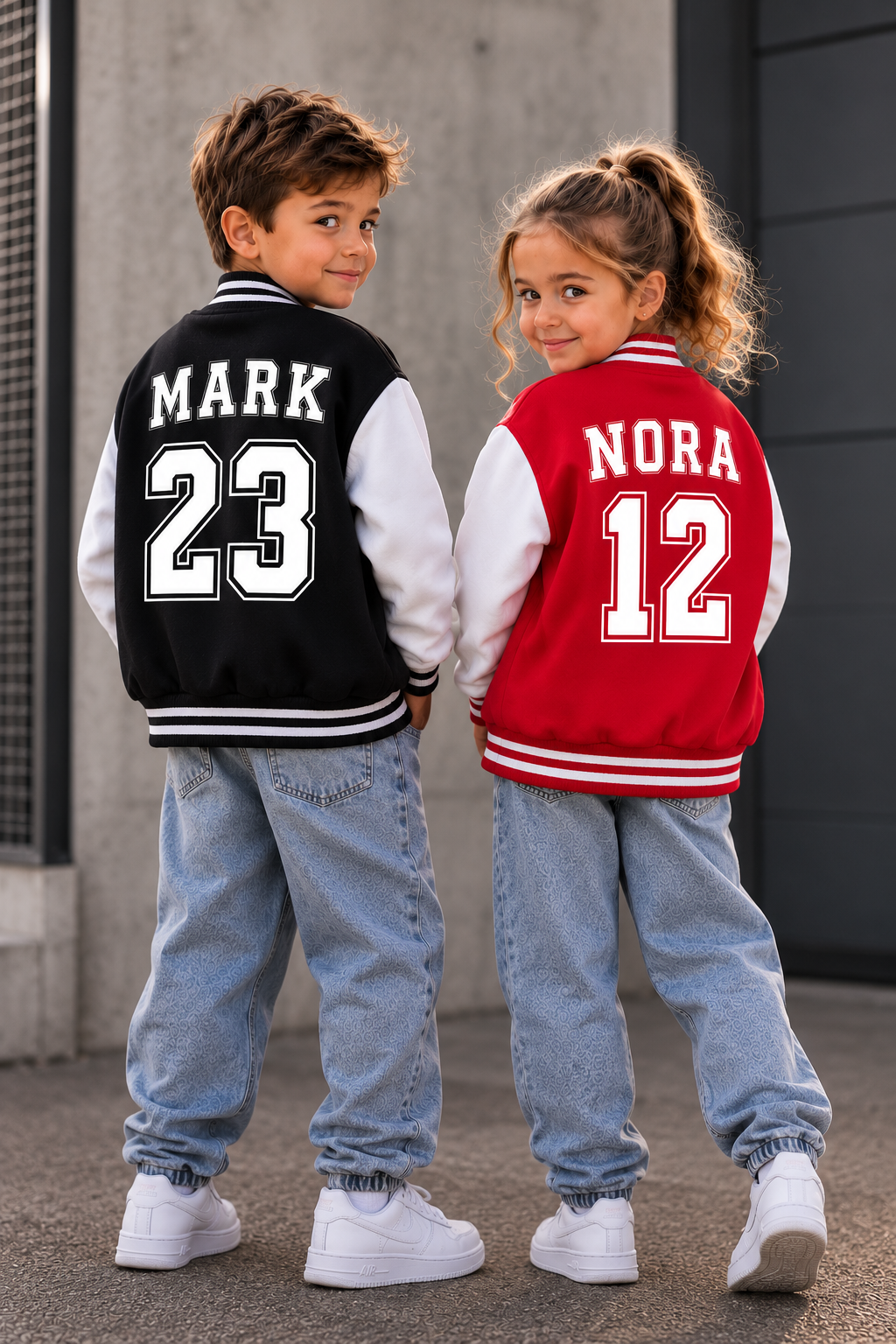 Personalisierte Jacke