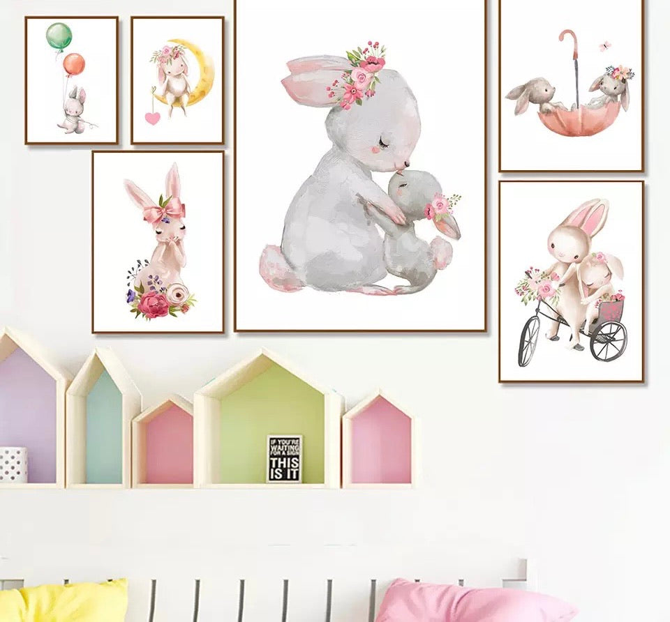 Kinderzimmer Bilder Tier Zeichnungen