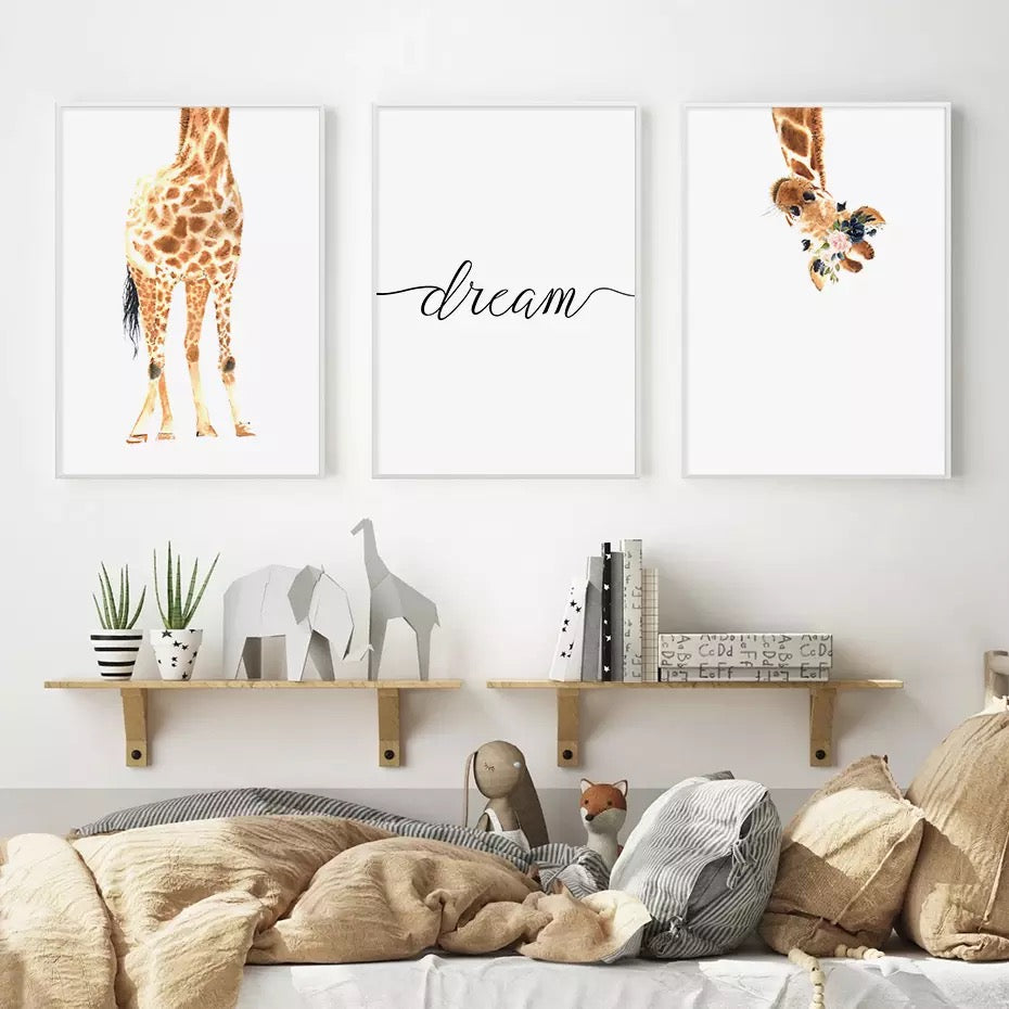 Kinderzimmer Bilder Giraffe