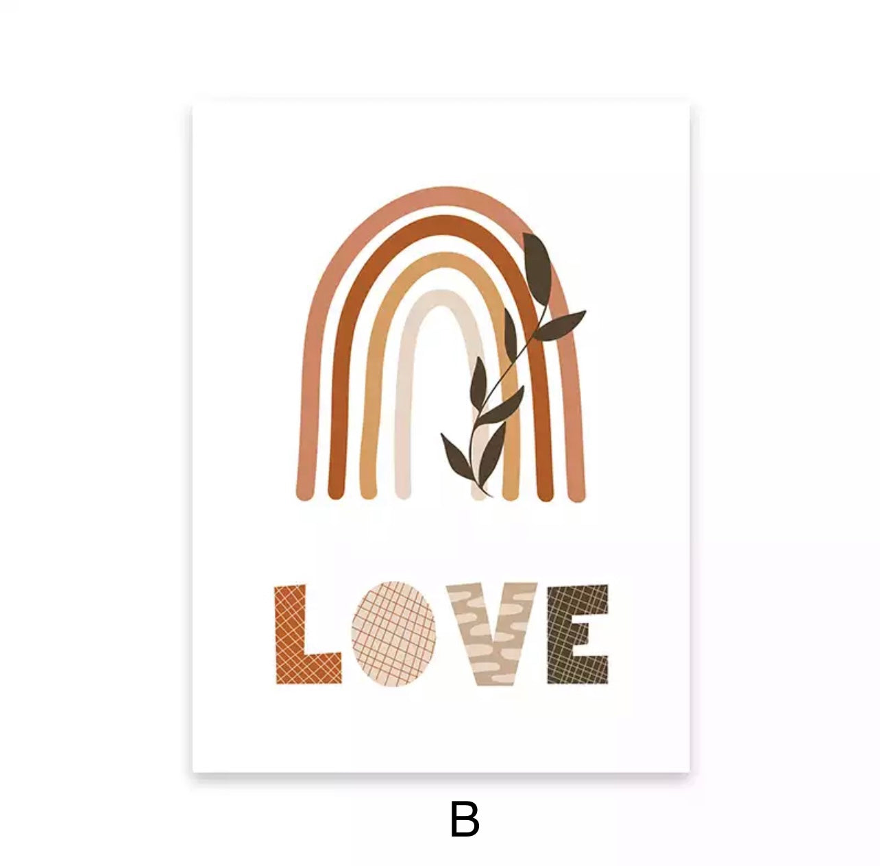 Kinderzimmer Bilder ABC Love