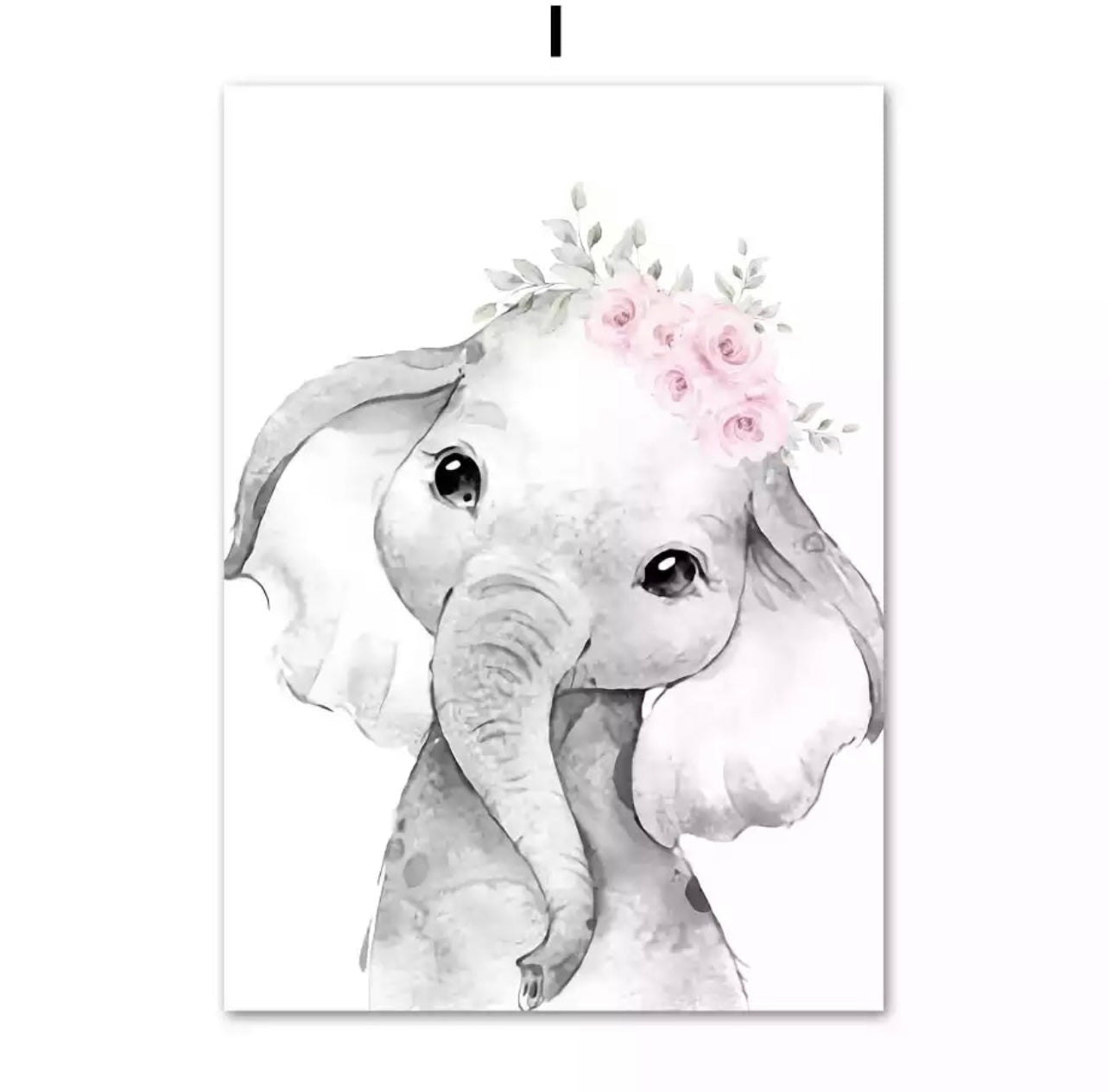 Kinderzimmer Bilder Sweet Animals with Flowers