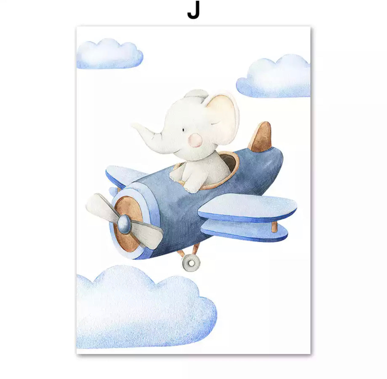 Kinderzimmer Bilder Wolken Tiere
