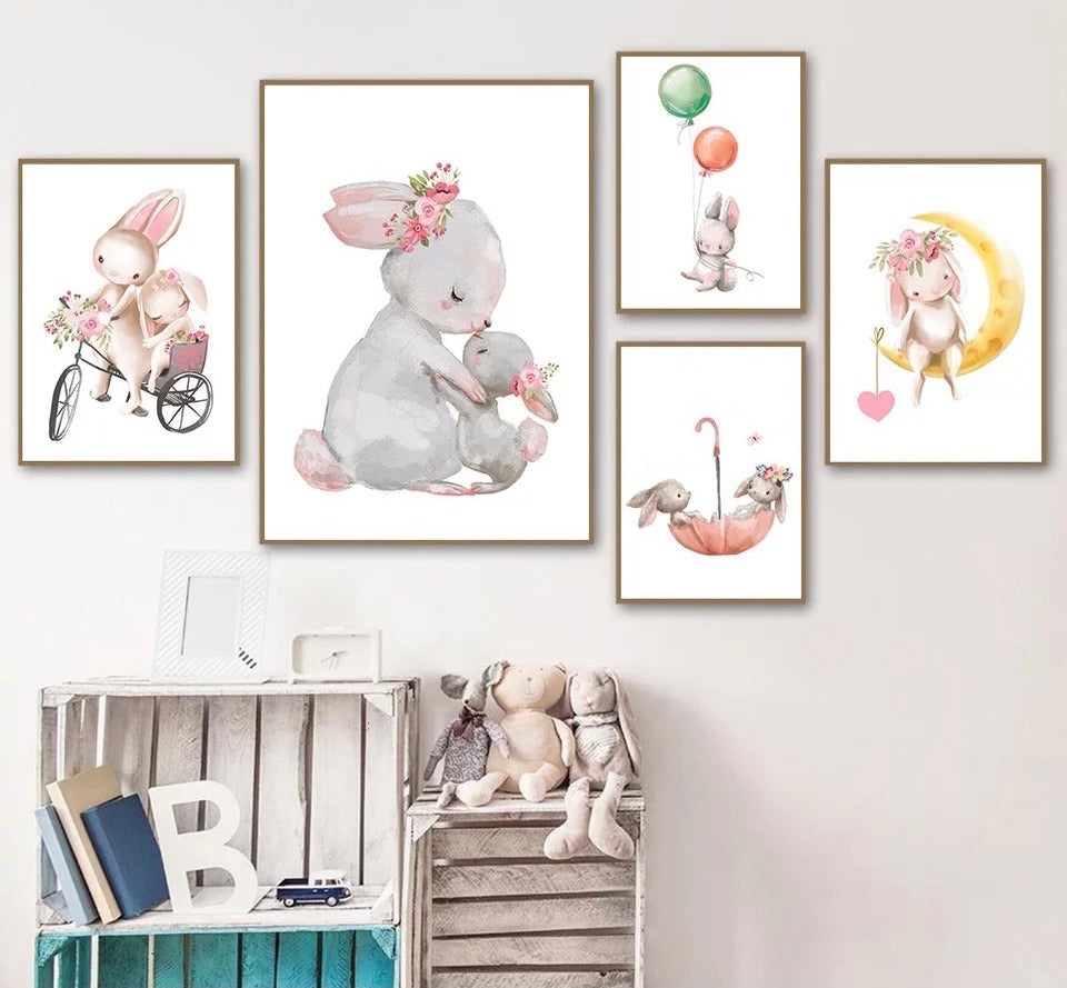 Kinderzimmer Bilder Tier Zeichnungen