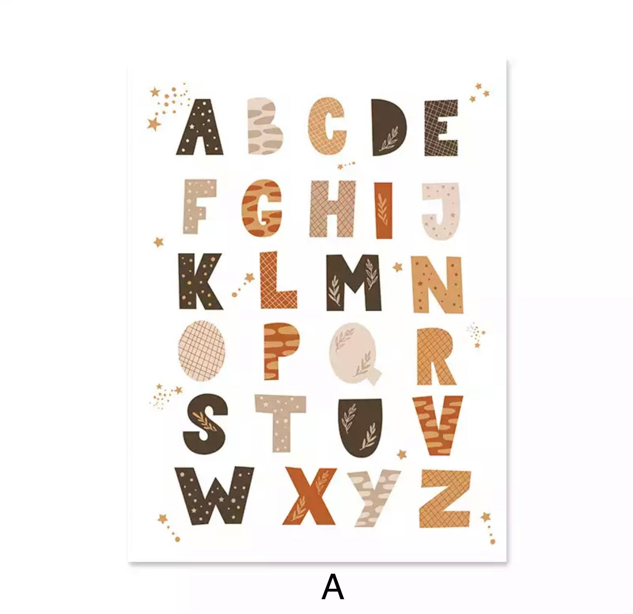 Kinderzimmer Bilder ABC Love