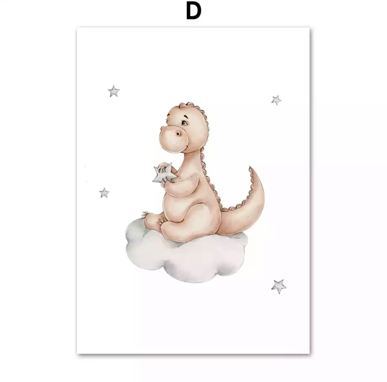 Kinderzimmer Bilder Bär und Dino