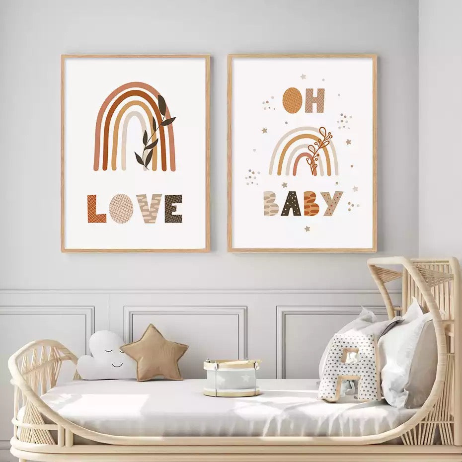 Kinderzimmer Bilder ABC Love