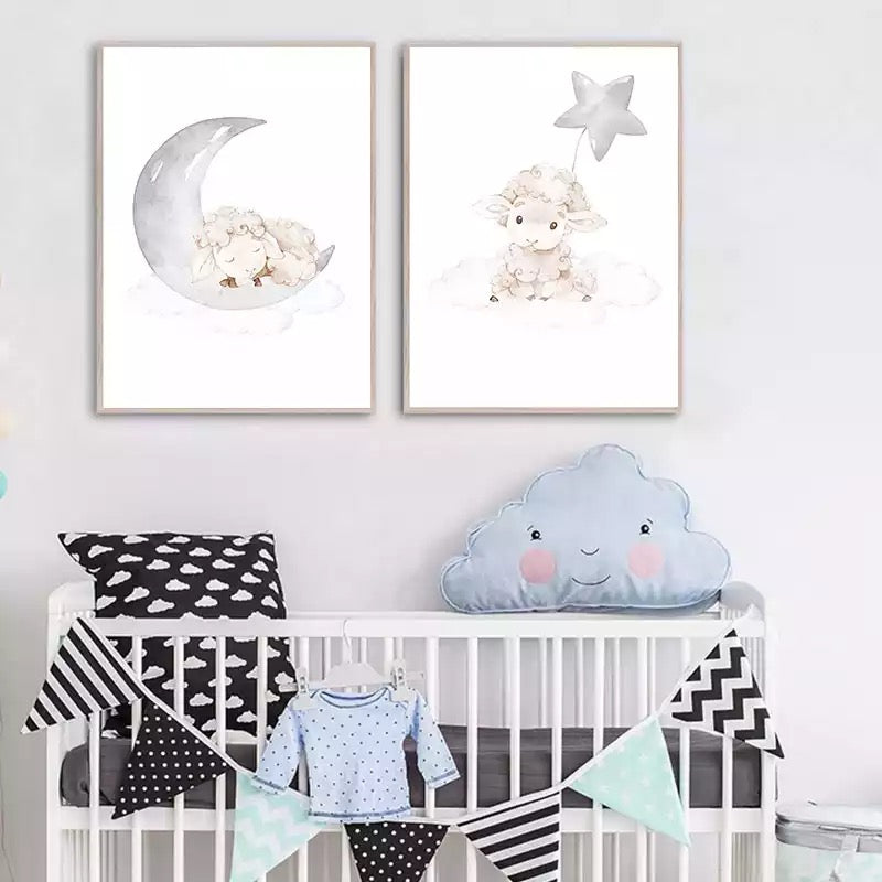 Kinderzimmer Bilder Schäfchen
